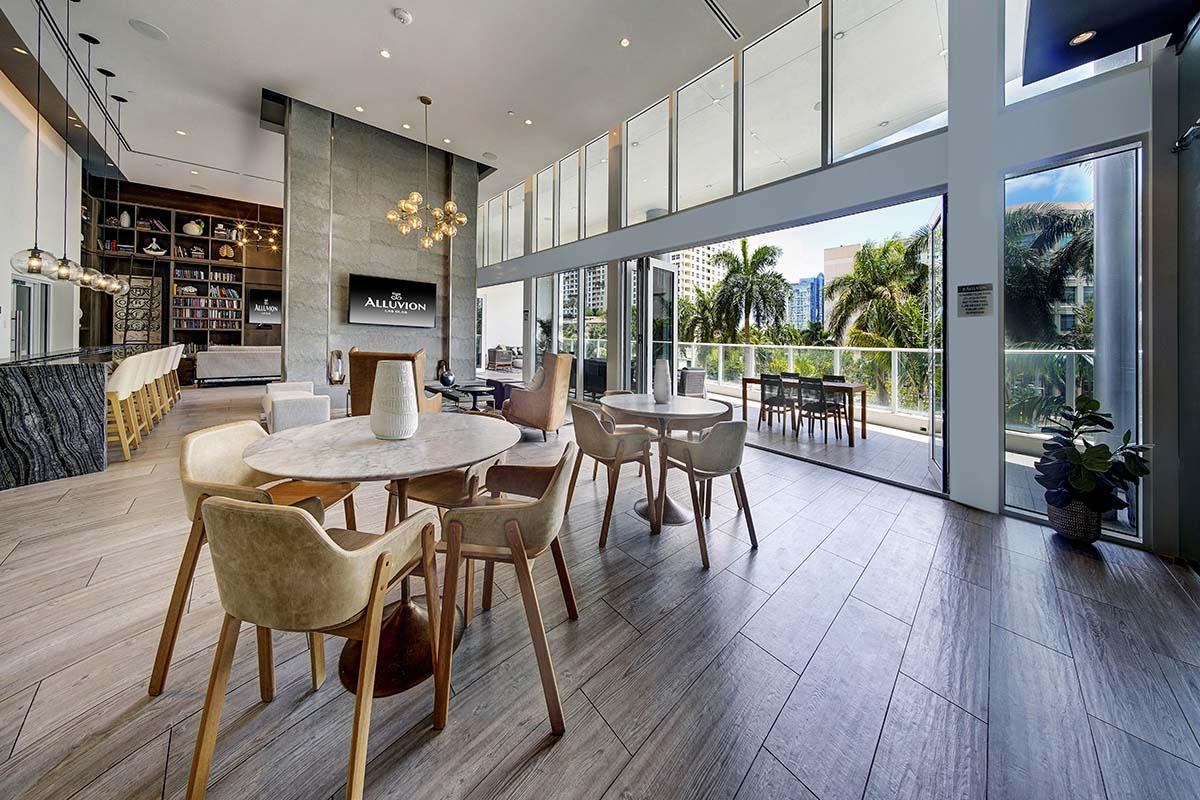 Amenity at Alluvion — photo: Alluvion Las Olas (alluvionlasolas.com)