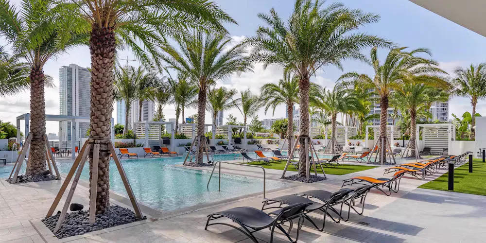 Amenity at AMLI Midtown Miami — photo: AMLI official website (amli.com)