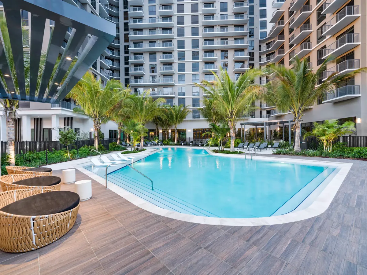 Amenity at Modera Aventura — photo: Modera Aventura official website (Mill Creek Residential) — David Madison Photography