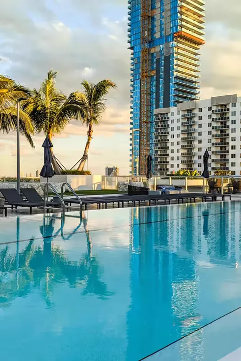 Amenity at Modera Edgewater — photo: Modera Edgewater official website (moderaedgewatermiami.com / Mill Creek Bynder)
