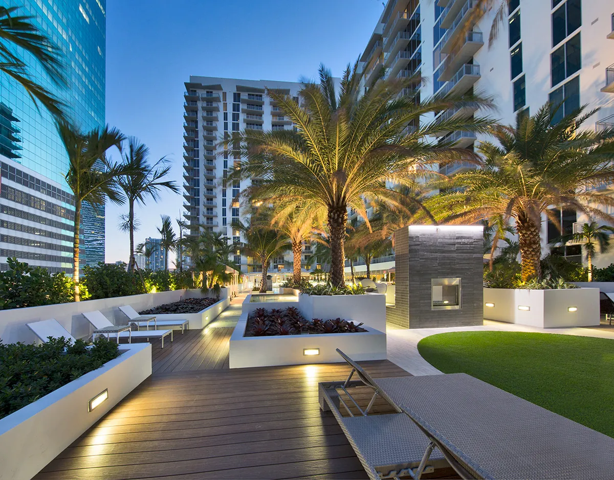 Amenity at Monarc at Met — photo: Miami In Focus